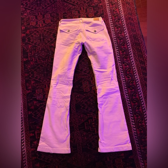 SUBDUED: low rise flare beige jeans - Picture 2 of 2